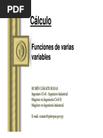 Funciones Varias Variables