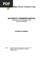 Automatic Transfer Switch Changeover Type - Socomec