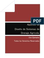 Diseño de Sistemas de Drenaje Agrícola