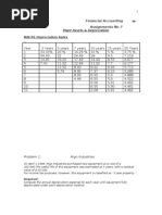 Assignment No 7 - Plant Assets &amp Depreciation