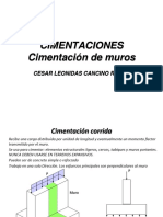 Cimentación Corrida