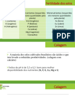 Fertilidade Do Solo Calagem PDF