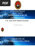 INVESTIGACION DE OPERACIONES (Primer Examen) PDF