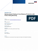 RelaySimTest AppNote Line Distance Protection Power Swing Blocking 2017 ENU