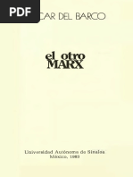 Del Barco Oscar - El Otro Marx PDF