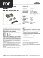 B2, B3, B4, B5, B6, B7: Interchangeable Shunts