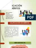 Calificación de Méritos