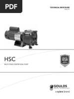 Technical Brochure: Multi-Stage Centrifugal Pump