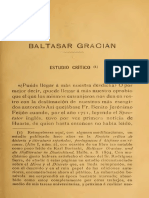 Estudio Crítico Sobre Baltasar Gracián, de Arturo Farinelli