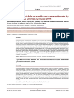 Responsabilidad Legal de La Vacunación Contra Sarampión en La Ley y El Orden Unidad de Victimas Especiales (2009)