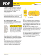 Short Circuit Current Rating Calculations