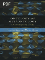 Ontology and Metaontology A Contemporary Guide