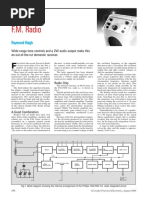 FM Receiver Using TDA7000 PDF