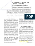 Evolution of Carbide Precipitates in 2.25Cr-1Mo Steel During Long-Term Service in A Power Plant