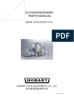 CCA Part Manual v1 6 111221 Hobbart Dishwasing PDF