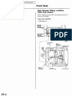 Front Seat: Seat Harness Wiring Locations (With Seat Heater)