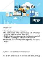 Distance Learning Via Television