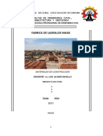 Informe Ladrillos Maxx