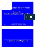 9 Task Scheduling - Co Operative Models