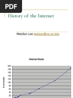 History of The Internet: Weesan Lee