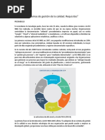 Sistemas de Gestión de La Calidad