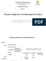  Processos Exógenos - Erosão e Movimentos de Massa