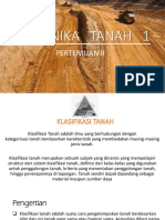 Klasifikasi Tanah Pertemuan II