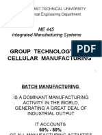 Group Technology and Cellular Manufacturing