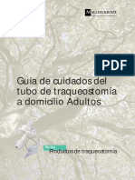 Guía de Cuidados Del Tubo de Traqueostomía A Domicilio Adultos