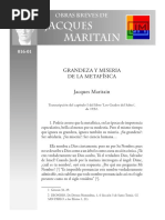 Maritain, Jacques - 01 - Grandeza y Miseria de La Metafísica