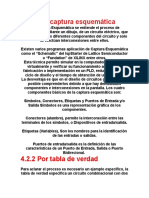 4.2.1 Por Captura Esquemática: 4.2.2 Por Tabla de Verdad