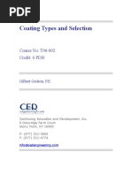 Coating Types and Selection