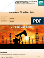 Health Care, Oil and Gas Sector