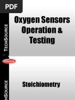 Oxygen Sensors Operation & Testing