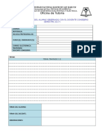 Formato de Seguimiento Tutoria 2017-1