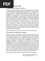 El Ser Humano y Su Relación Con La Ciencia