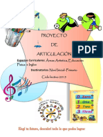 Proyecto de Articulacion de Areas Especiales 2015