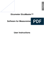 Elcomaster Data Management Software Instruction Manual PDF