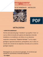 10-11 Clase Yacimientos - Clasificacion y Metalogenia