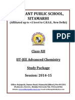 127 B.P.S. XII Chemistry IIT JEE Advanced Study Package 2014 15