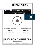 Solution Colligavtive Properties - PDF Sheet