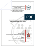 Problemática de La Profesion Docente