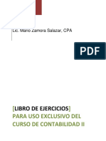 Mario Zamora - Libro de Ejercicios de Contabilidad II