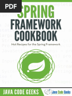 Spring Framework Cookbook PDF