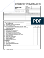 Battery Rooms and Transformer Quality Control and Inspection Report Form