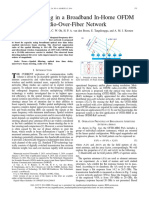 Spatial Filtering in A Broadband In-Home OFDM Radio-Over-Fiber Network