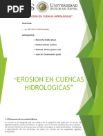 Erosion en Cuencas Hidrologicas