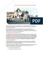 Uso Inadecuado de Los Materiales de Construccion en Edificaciones