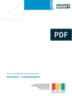 08Pr050C Contaminants: Safety Management System Procedure