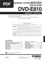 Yamaha DVD Player Dvd-E810